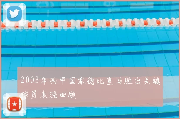 2003年西甲国家德比皇马胜出关键球员表现回顾